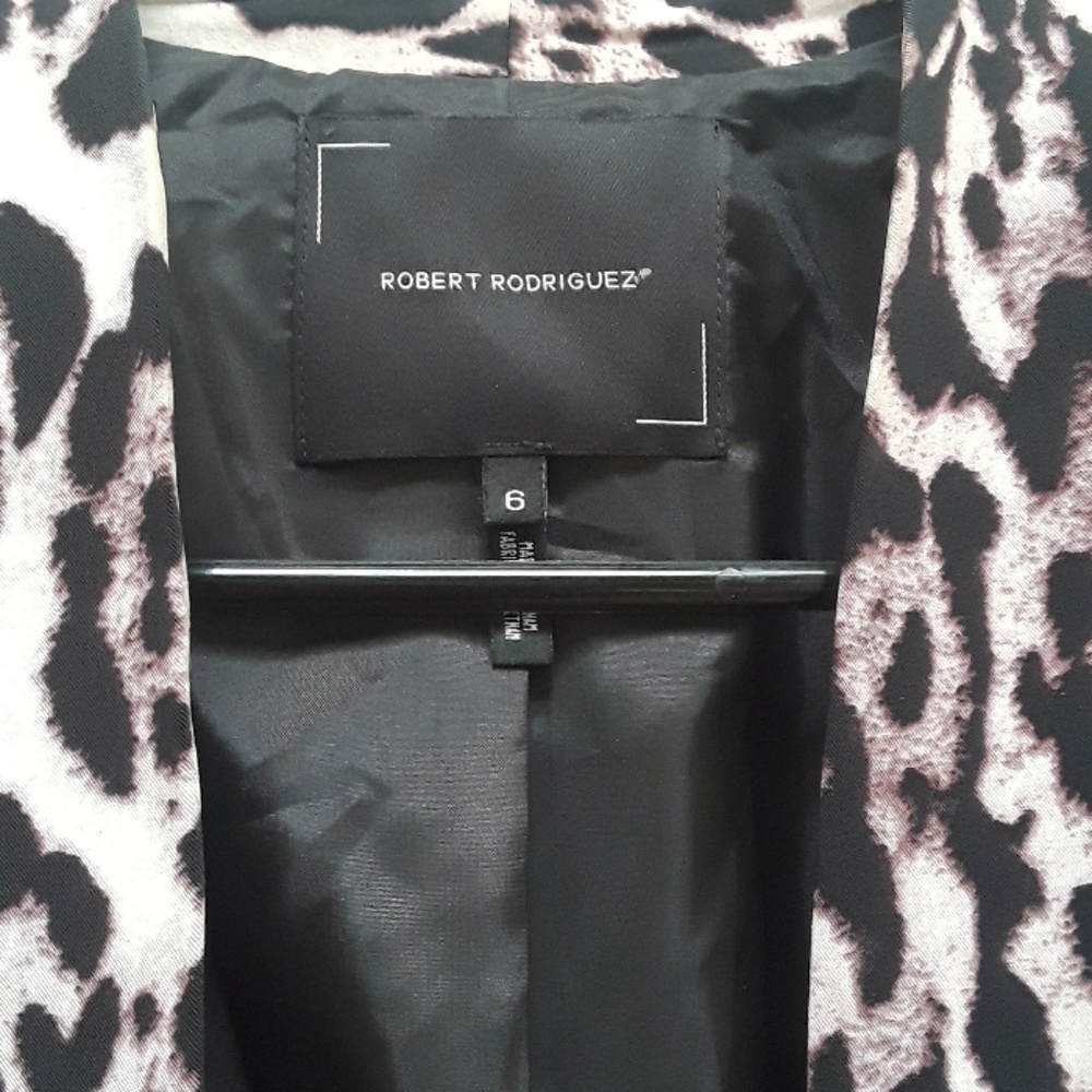 Robert Rodriguez Sia Leopard Print Blazer - Picture 5 of 7